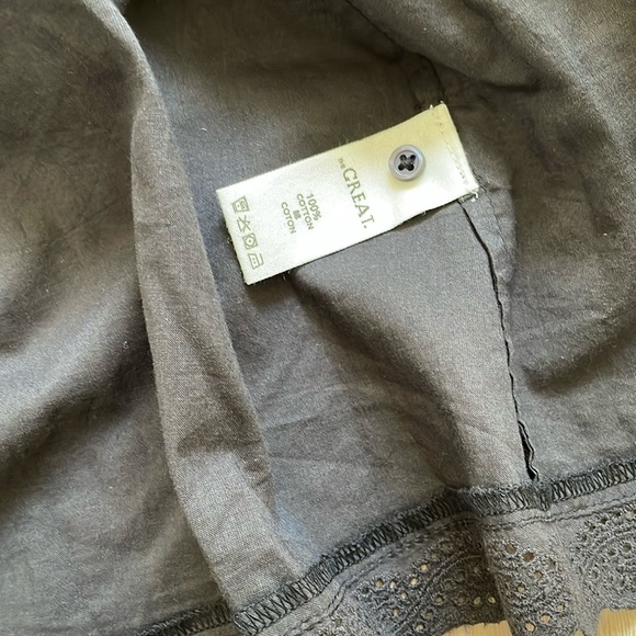 NWT The Great. Black cotton cachet dress. Size 1. - Picture 5 of 10